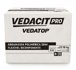 Vedacit Pro Vedatop Argamassa Polimérica Semi Flexível Bicomponente
