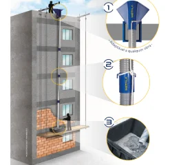 TAG – Transporte de Argamassa por Gravidade 