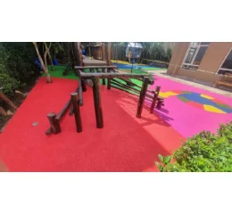 Piso Monolítico Emborrachado para Playground