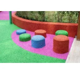 Piso de Borracha Contínuo