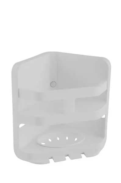 Cantoneira Plástica com 2 Vãos Branca Astra