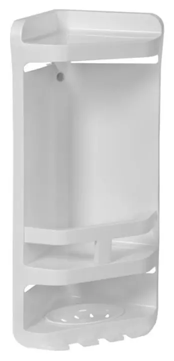 Cantoneira Plástica com 3 Vãos Branca Astra