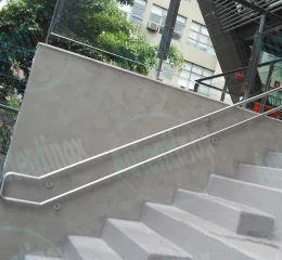 Corrimão Duplo Inox 