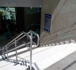 Corrimão Escada Inox 