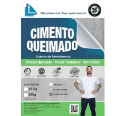 Efeito Cimento Queimado + Resina Multiuso Peso Líquido 10 kg