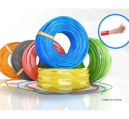Cabo Flexível 750 V Bitola 6,0 mm 