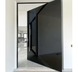 Porta Pivotante Preta 