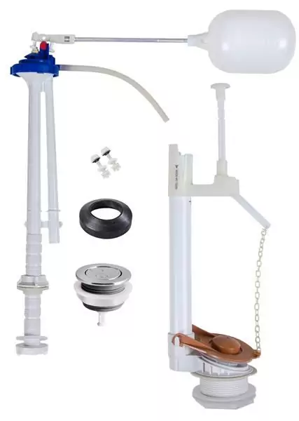 Kit Completo De Mecanismo Para Caixa Acoplada Simples Com Acionamento Superior Astra