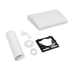 Conversor Da Válvula De Descarga Para Caixa Baixa Branco   Astra