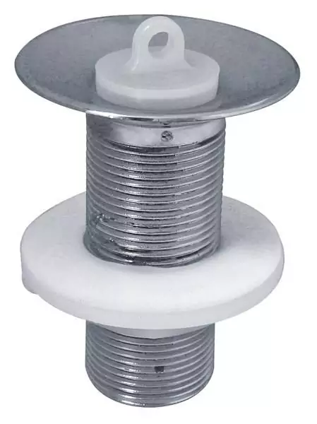 Válvula Cromada para Lavatório com Tampa 7/8" Astra