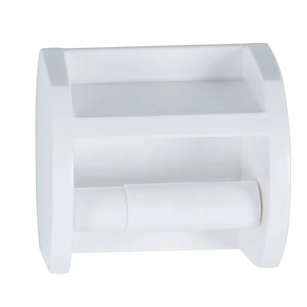 Papeleira Plástica Grande Branca de Sobrepor  Astra