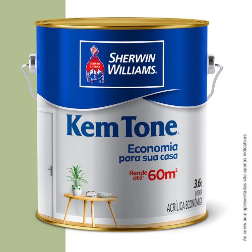 Tinta Acrílica Fosca Econômica Kem Tone Verde Kiwi 3,6 L Sherwin-Williams