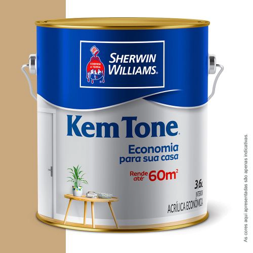 Tinta Acrílica Fosca Econômica Kem Tone Camurça 3,6 L Sherwin-Williams
