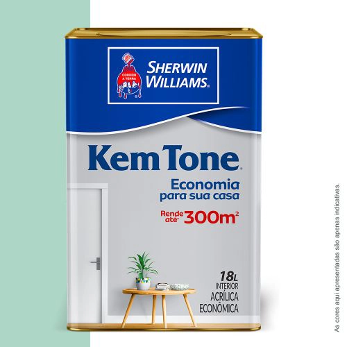Tinta Acrílica Kem Tone Verde Piscina 18 L Sherwin-Williams