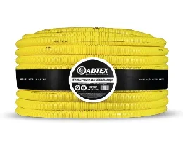 Eletroduto Corrugado 1/2" 20mm Amarelo Rolo com 50m Adtex