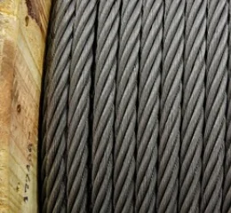 Cabo de Aço Polido 6 × 19 + AA / 6 × 25 + AA