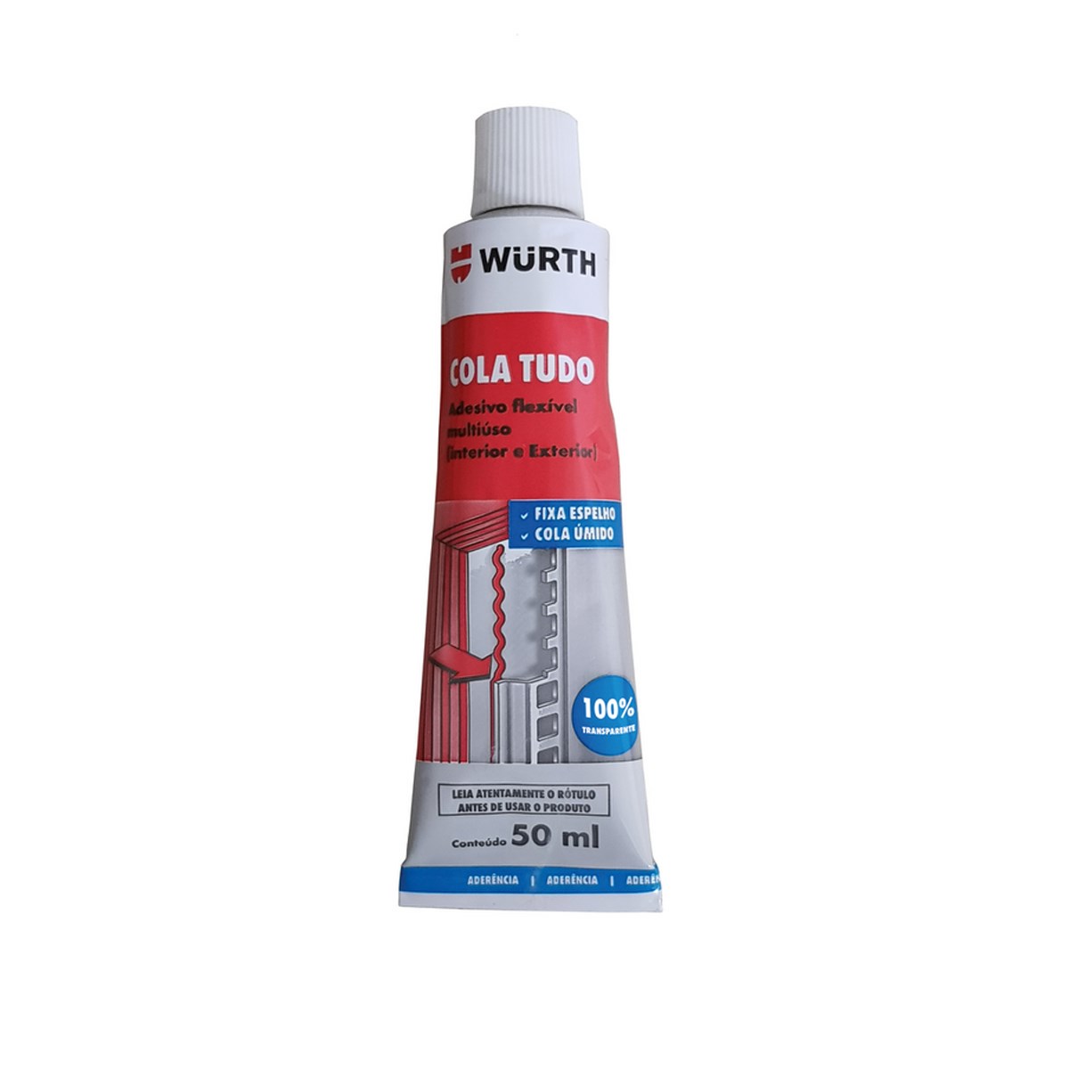 Cola Tudo Incolor 50 Ml Wurth