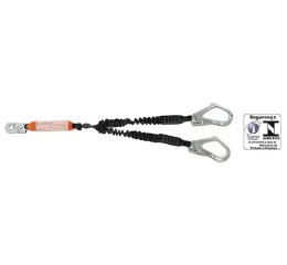 Talabarte em "Y" em Fita Tubular com Absorvedor de Energia e Gancho 55 mm MULT 1892