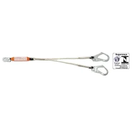 Talabarte "Y" em Corda com Absorvedor de Energia e Gancho 55 mm MULT 1892B