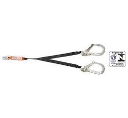  Talabarte "Y" em Fita com Absorvedor de Energia e Gancho 110 mm MULT 1893