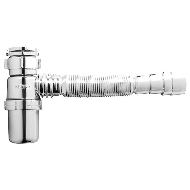 Sifão Sanfonado Universal Copo SSUC2 Cromado Astra