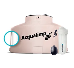 Caixa D'Água Água Limpa 2.500 l Areia Acqualimp