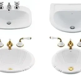 Cuba de Sobrepor com Mesa Branco Fosco Deca