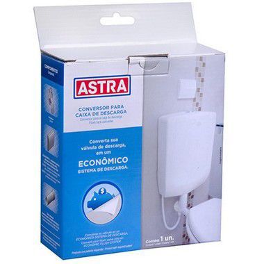 Conversor de Válvula de Descarga em Caixa Acoplada VD/CVCA Branco Astra