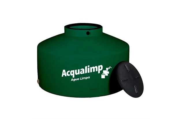 Tanque Em Polietileno +Green 500 Litros Verde Acqualimp