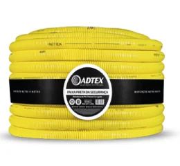 Rolo de Conduíte Corrugado Amarelo 20 mm 1/2" Com 15 Metros Adtex