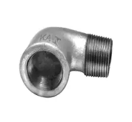 Conexão Cotovelo Galvanizado Macho/Fêmea 90º x 1" Remadi