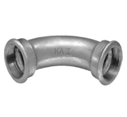 Conexão Curva Galvanizada Fêmea 90º x 1/2" Remadi