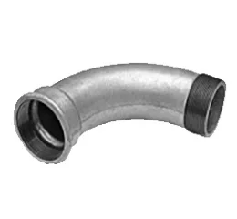 Conexão Curva Galvanizada Macho/Fêmea 90º X 1/2" Remadi