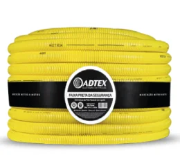 Eletroduto Corrugado Flexível PVC 25 Mm 3/4' 25 M Amarelo Adtex