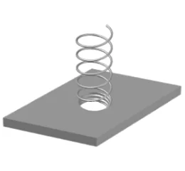 Porca Losangular com Mola