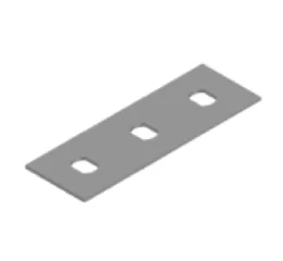 Tala Simples com 3 Furos