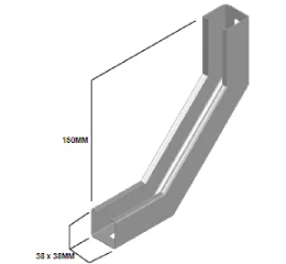 Curva Vertical Interna 90° para Perfilado