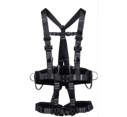 Cinturão Paraquedista Abdominal Preto MULT 1891E