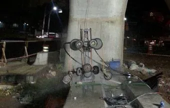 Sistema Wire Saw otimiza remoção de viga na obra do monotrilho