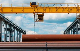 Aço está presente na estrutura de pontes e pórticos rolantes