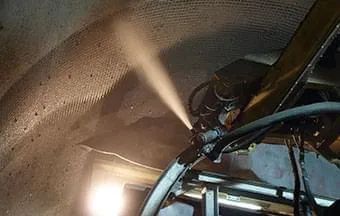 Concreto projetado favorece construções subterrâneas