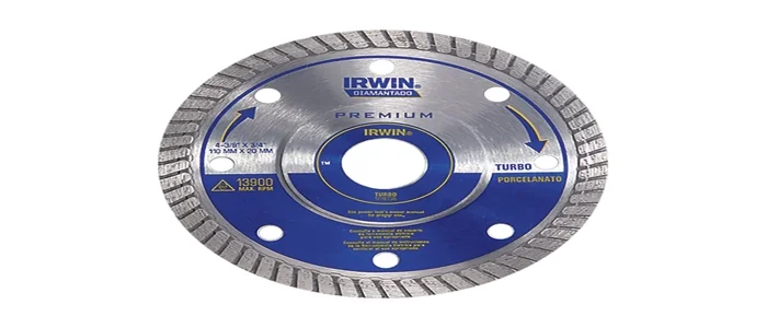 Os Discos Diamantados Turbo estão disponíveis em três tamanhos diferentes (Foto: Divulgação/Irwin)