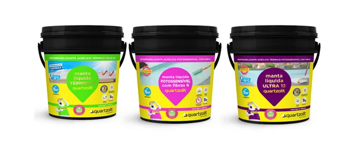 As três mantas impermeabilizantes da Quartzolit são fáceis de aplicar (Foto: Divulgação/Quartzolit)