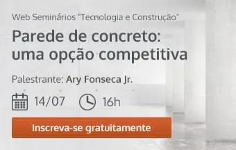 Web Seminário explica o uso e as vantagens da Parede de Concreto moldada in loco