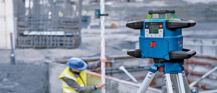 O Nível Laser de 650 m GRL 650 CHVG tem alcance de 650 metros de diâmetro (Foto: Divulgação/Ultra Má