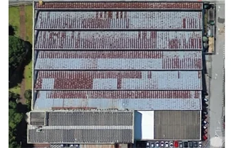 Membrana líquida recupera telhado de shopping center