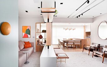 Reforma confere atmosfera clean a imóvel paulistano