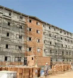 Blocos cerâmicos aumentam produtividade em obra de conjunto habitacional