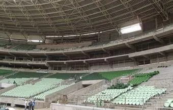 Acústica do Allianz Parque é assegurada com telhas de aço perfuradas e zipadas