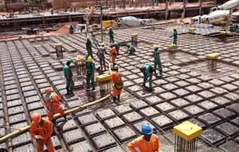 Obra ganha em produtividade com sistema de lajes nervuradas